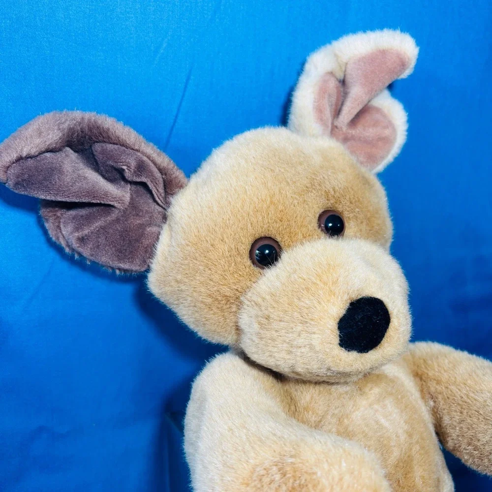 Build-A-Bear Vintage Tan Puppy Dog Plush Brown Floppy Ears 14